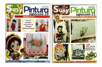 Kit 2 Revistas  Pintura Em Tecido Coleção Susy 