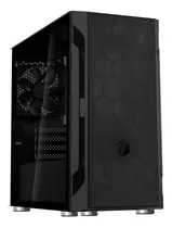 Gabinete Silverstone M-atx Fara H1 Mb-g Vidrio Mesh Frontal