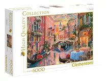 Quebra-cabeça Clementoni High Quality Collection Venice Evening Sunset 36524 De 6000 Peças