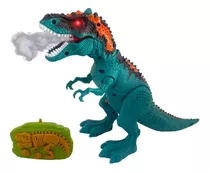 Dinossauro Dragão Anda Bate Asa Solta Fumaça Controle Remoto