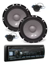 Combo Estereo Ute 73bt + Componentes 6-1/2 Alpine 45w Rms