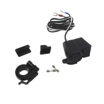 Cargador Adaptador Toma 12v+ Usb 5v Moto Celular Soporte Um