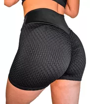 Short Calza Corta Push Up Frunce Panal Anticelulitis Sexy