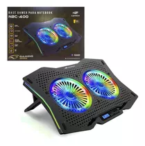 Base Suporte De Notebook 17 Gamer Rgb Nbc-400bk C3tech