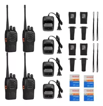 Pack 4 Radio Transmisor Walkie Talkie Baofeng Bf888s