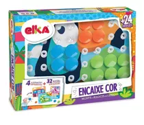 Jogo Encaixe Cor Monte E Associe As Cores - Elka