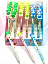 Dada® 36un Lápices Bolígrafo Diseño Con 3 Colores Kawaii