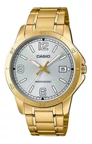 Reloj Casio Hombre Mtp-v004g-7b2, Acero,gold-tone,acero