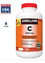 Vitamina C 1000 Mg Kirkland 500 Tabletas 