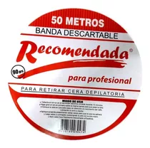 Bandas Depilatorias Descartables Recomendada X 50 Mts Full