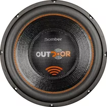 Subwoofer Bomber Outdoor 12 Pol. 300w Rms 4 Ohms Cor Preto
