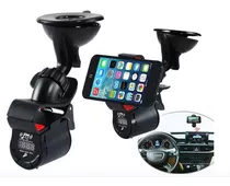 Transmisor Fm + Soporte Para Celular Con Parlante Para Auto