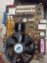 Placa Mãe P5gcmx Processador E Cooler Defeito 