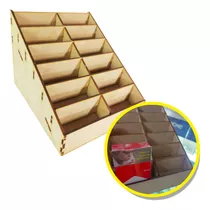 Organizador Exhibidor 12 Cajetillas Cigarro Horizontal Mdf