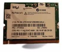 Placa Wifi Intel Para Lenovo 27k9934 802.11b/g/n