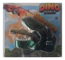 Rex Racer Dinosaurio Verde Lanza Autito Por La Boca Kreker