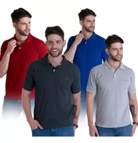 Kit C/4 Camisas Gola Polo Varias Cores Marca Original!!!