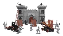 Mini Castelo Medieval Brinquedos Crianças Playset Brinquedos