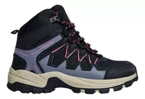 Zapatillas Botín Mujer Outdoor Trekking Impermeables