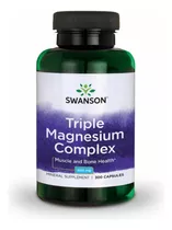 Triple Magnesio Complex Swanson 300 C - Unidad a $1