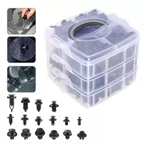 Caja 620 Clips Broche Retencion Lata Plastico Auto Tapabarro