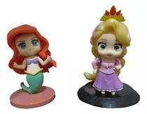 Set Figuras Princesas Disney Ariel Y Rapunzel