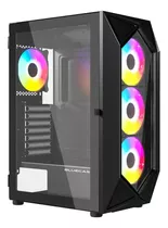 Gabinete Gamer Bluecase Bg-049 Obsidian 1 Fan Rgb Usb 3.0