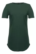 Camiseta Oversized Longline Swag Kfw Gola Canoa Não Desbota