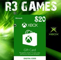 Xbox Gift Card Usa 20 Dólares  Xbox One, Series S, Series X.