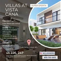 Villas Punta Cana 156mt2 Y 141.40 De Const. At Vista Cana Residence 2 Opciones A Elegir Incluido Jacuzzi Ó Linea Blanca 
