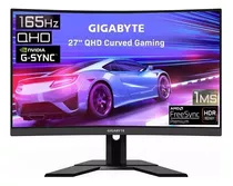 Monitor Gigabyte Curvo 27 G27qc Freesync 2k Qhd 165hz 1m Hdr