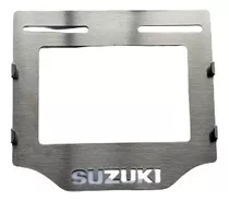 Porta Placa Acero Inoxidable Kawasaki Y Suzuki Klr Vstrom Dr