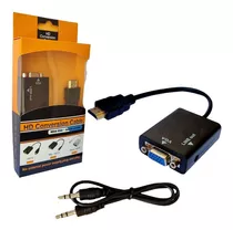 Adaptador Hdmi Para Vga Com Cabo P2 De Áudio