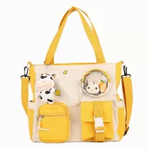 Mochila Escolar Bolsa Kawaii Bolso Moda Coreana Conejo Oso