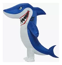 Disfraz Inflable De Tiburon Para Niños De 7-11 Años Nuevo