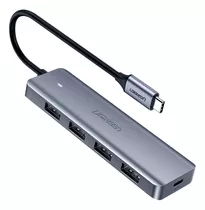 Hub Ugreen Usb Tipo C Slim 4 Portas Usb 3.0 Alta Velocidade