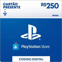 Cartão Playstation Store Brasil R$ 250 Reais Psn Brasileira