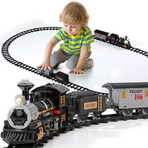 Lucky Juego De Tren Eléctrico Para Niños A Pilas Con Sonid