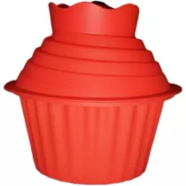 Molde Silicona Cupcake Gigante  +adaptador Triple + Obsequio