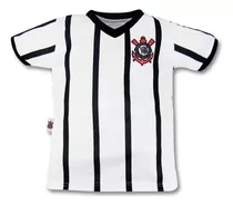 Camiseta Infantil Corinthians Listrada Pequeno Torcedor