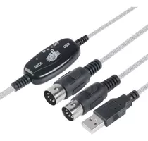 Cable Adaptador Audio Sonido Teclado Interfaz Midi Usb