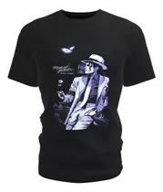 Camiseta Blusa Preta Adulto Unissex Michael Jackson 