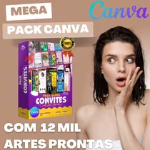 Mega Pack  Editavel Facil Artes Canva + Super Bônus