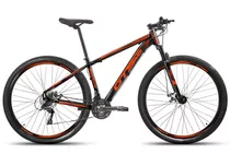 Bicicleta Aro 29 Gts Pro M5 Intense 24 Marchas Freio A Disco Cor Preto/vermelho Tamanho Do Quadro 17