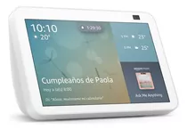 Asistente Virtual Amazon Echo Show 8 2da Gen Hd Con Alexa Color Glacier White