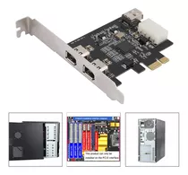 Tarjeta Vertical Pci-e 1x A De 3 Puertos 1394a (2 De 1) 800