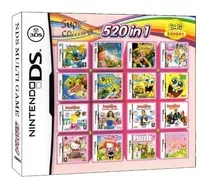 Cartucho Nintendo Ds 3ds 2ds Multijuegos 520 Juegos