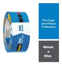 Fita Crepe Blue Tape 2090 3m 48 Mm X 50 M