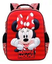 Mochila De Costas G Tam 16 3d Minnie Mouse Xeryus - 11452