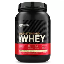 Suplemento En Polvo Optimum Nutrition  Proteína Gold Standard 100% Whey Proteína Sabor Vanilla Ice Cream En Pote De 907g
